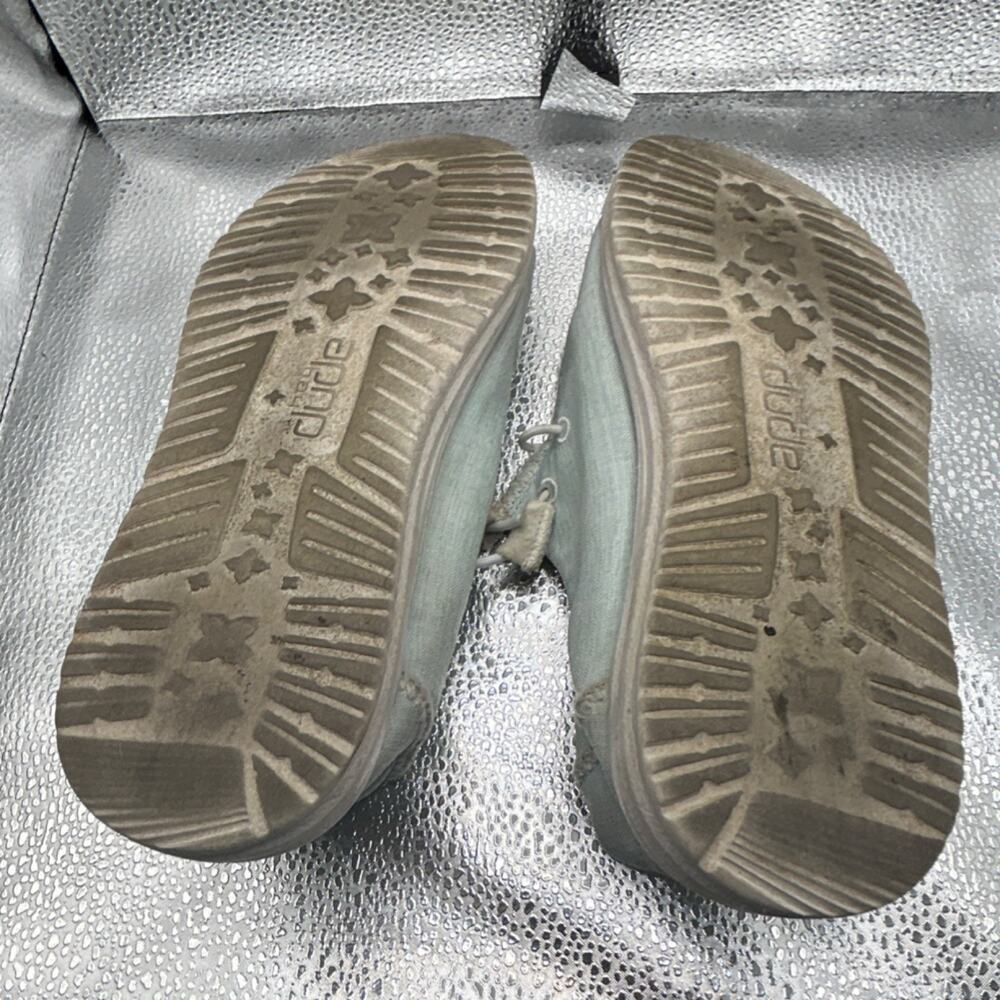 HEYDUDE Wendy Boho Stitch Sky Blue Women's Size 7 Slip-On Casual Shoes‎ - Picture 12 of 16